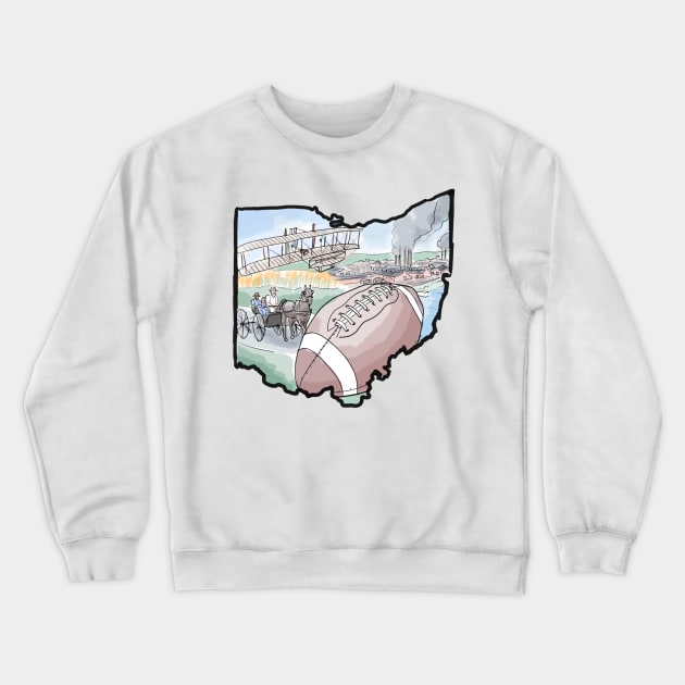 Ohio Crewneck Sweatshirt by TwoBroads